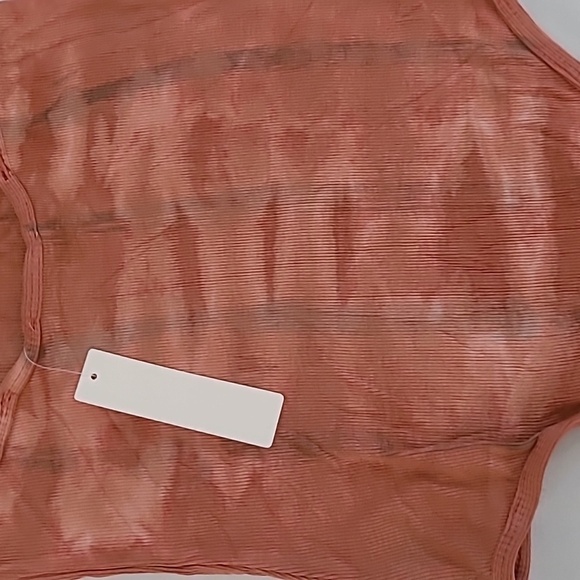 NWT Olivaceous Boho Small Rust Tie Dye Bodysuit - Picture 10 of 11